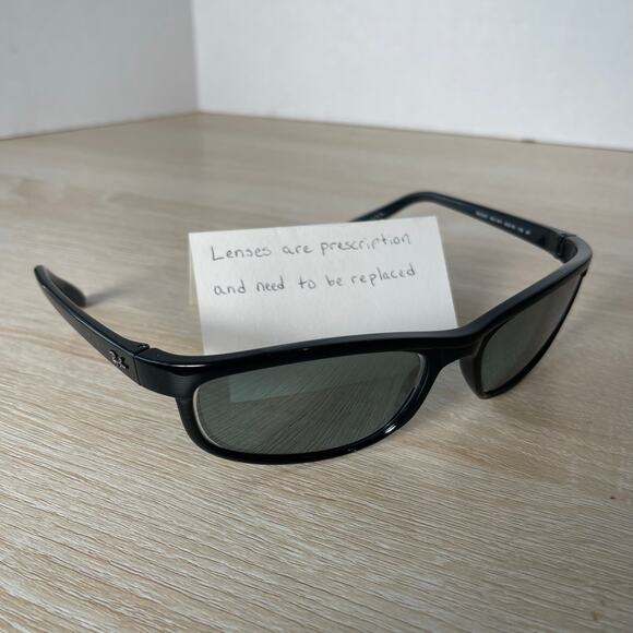 Ray-Ban RB2027 601/W1 Sunglasses De Luxe Polarized Black Italy FRAMES ONLY - Picture 1 of 8